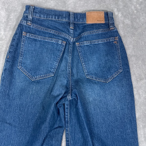 Madewell Jeans Women 25 Denim The Perfect Vintage Wide Leg Patch Pockets Trouser - Picture 8 of 14